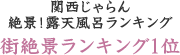 関西じゃらん 絶景!露天風呂ランキング 街絶景ランキング1位