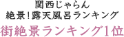 関西じゃらん 絶景！露天風呂ランキング 街絶景ランキング1位